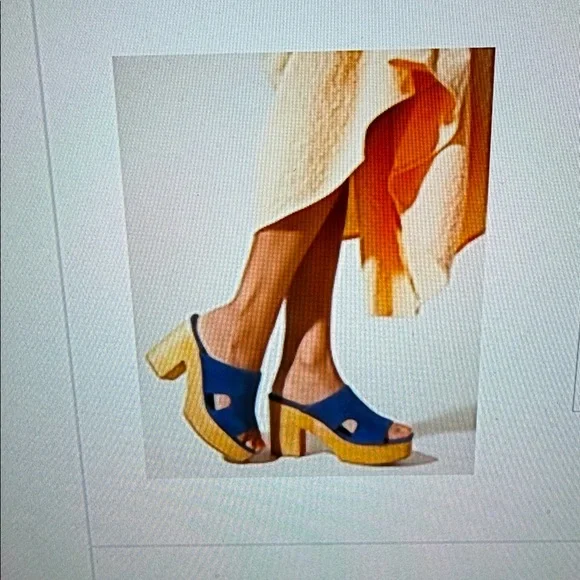 Charlotte Stone Nina Navy Suede Mules - Picture 9 of 10